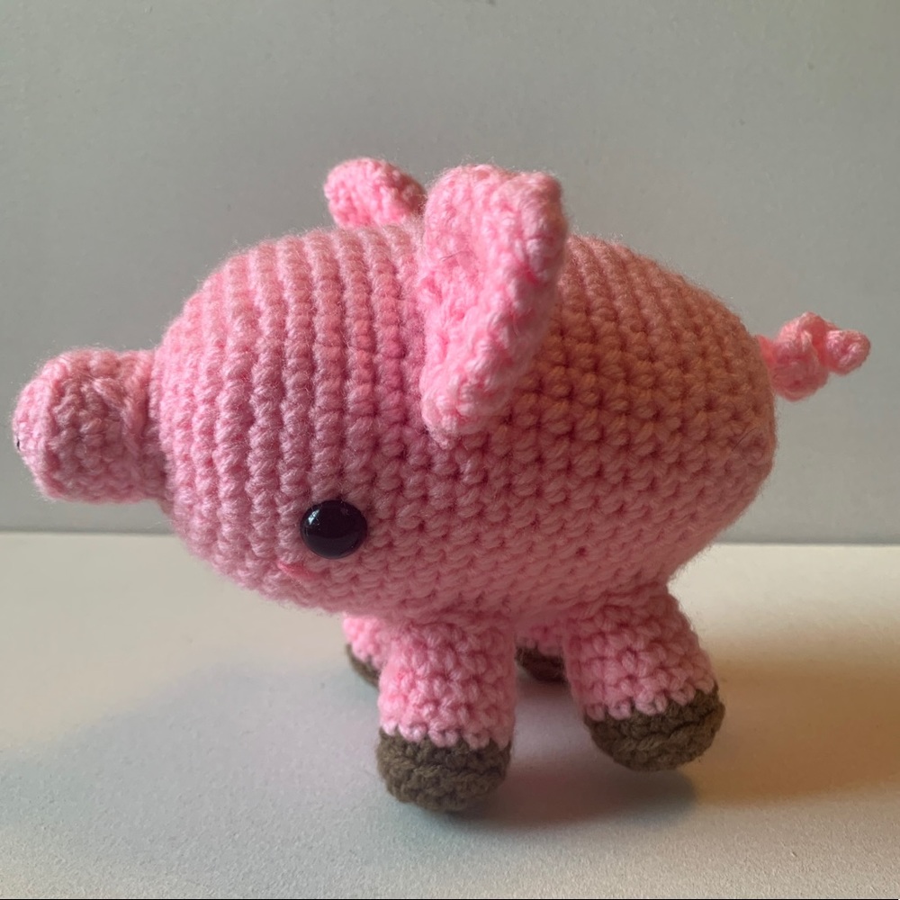 Made to order💖Pig plush handmade crochet - Picture 6 of 10